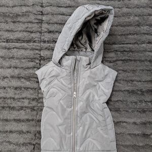 Old Navy Kids Silver Puffer Jacket